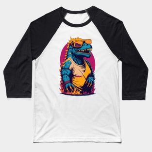 Retro Godzilla Baseball T-Shirt